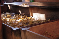 あぶらあげがお賽銭代わり