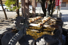 またしても神社かよ。手洗い場