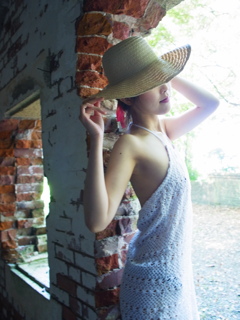 さちこ☆能美島砲台山20