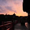 朝護孫子寺　夕景