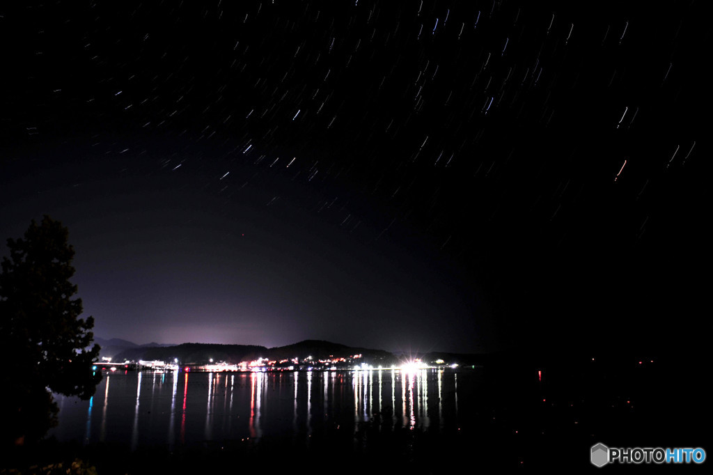志津川湾の夜景