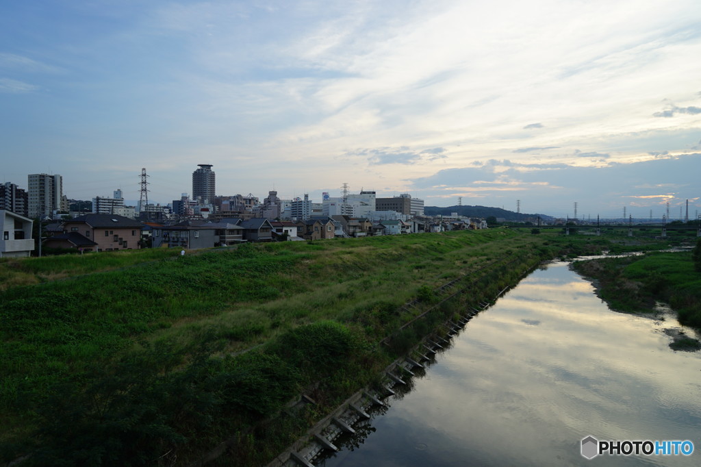 多摩川と聖蹟桜ケ丘