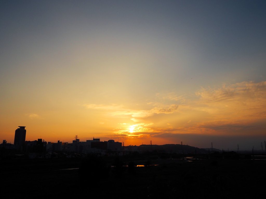武蔵野夕景 μ4/3 2