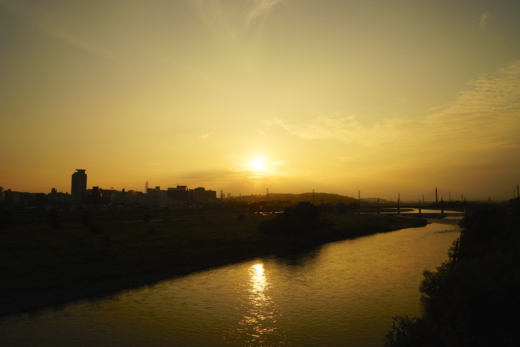 武蔵野夕景 フルサイズ 1