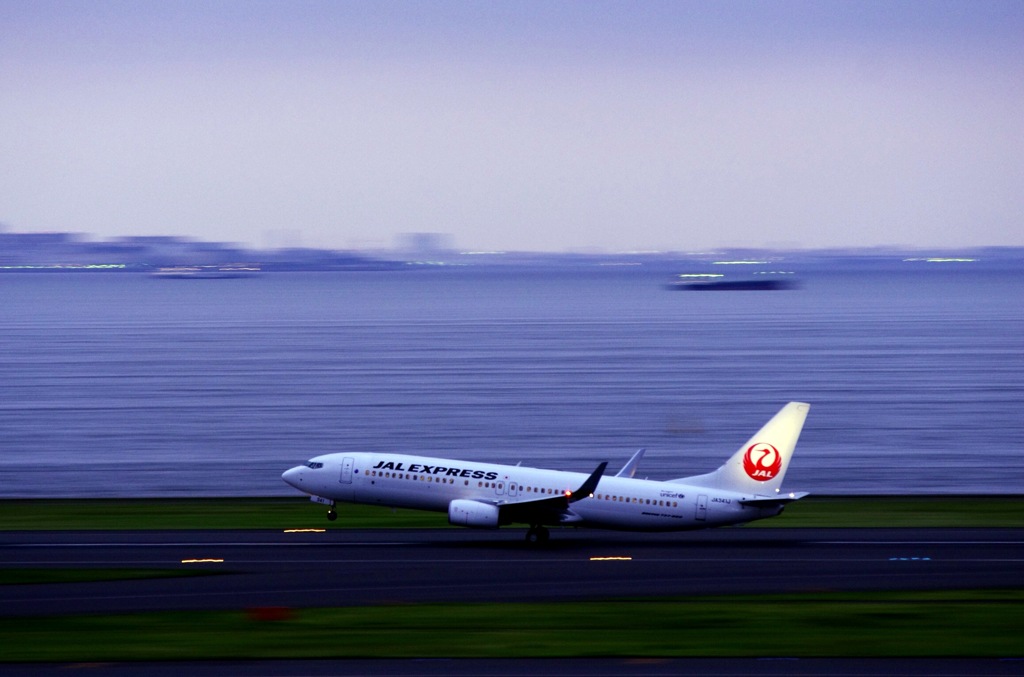 羽田空港第二ターミナルにて