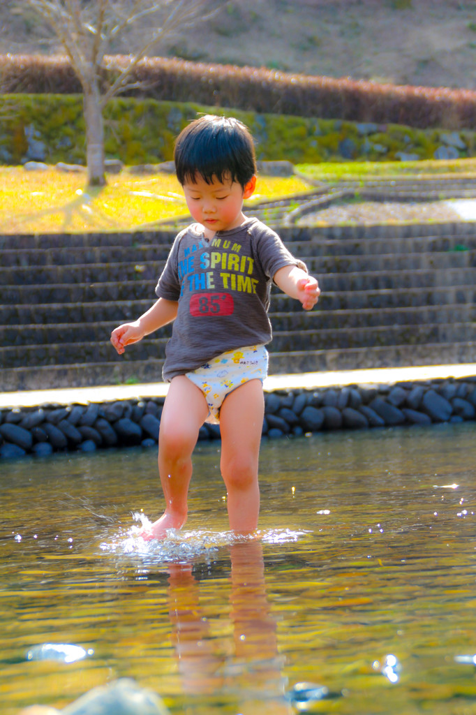 水遊び　２