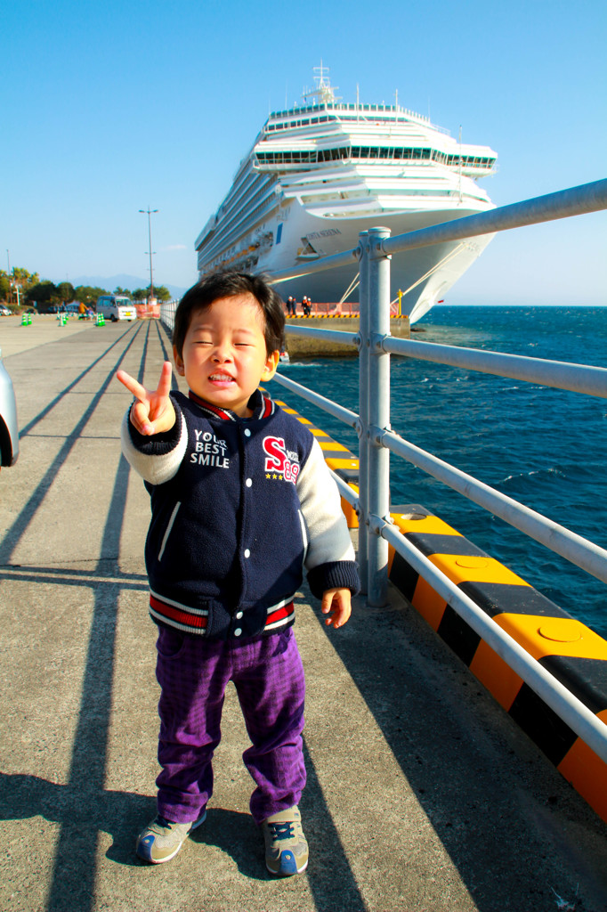 豪華客船と３歳児