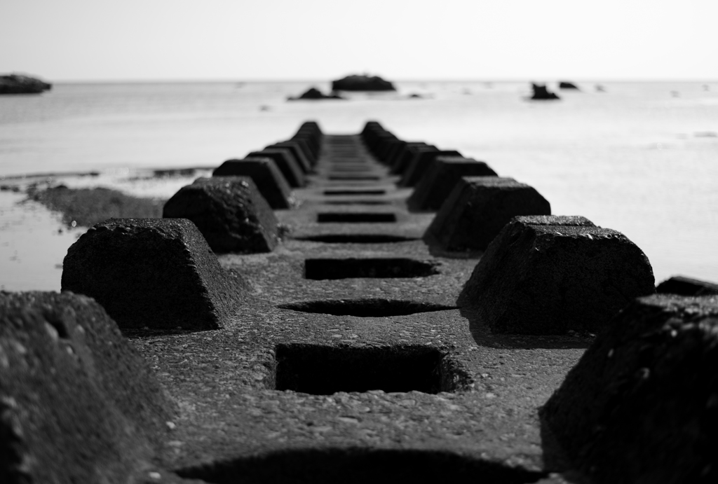途切れた道