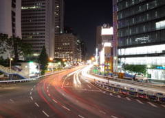 Intersection in Shinjuku