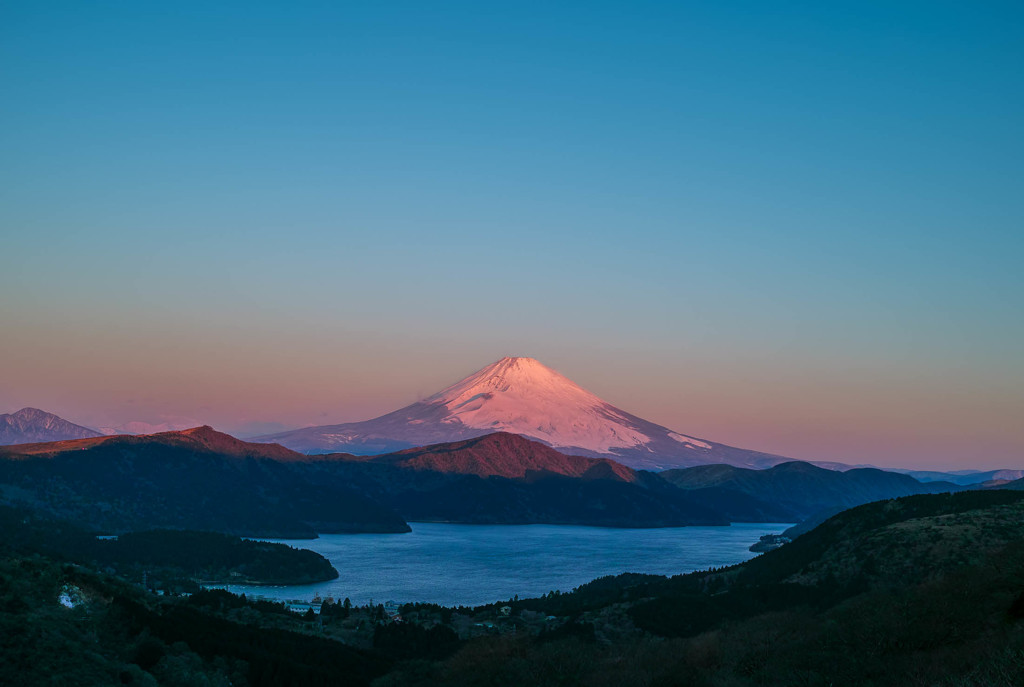 大観山からの紅富士