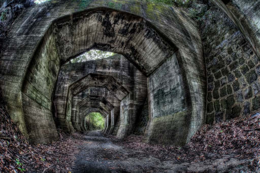 熊延鉄道遺構 八角形トンネル By 写真を撮る人 Id 写真共有サイト Photohito