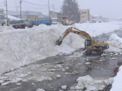 雪捨て場