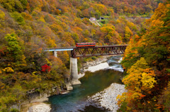 会津鉄道・秋