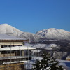 雪化粧の山々
