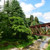 夏の鉄橋