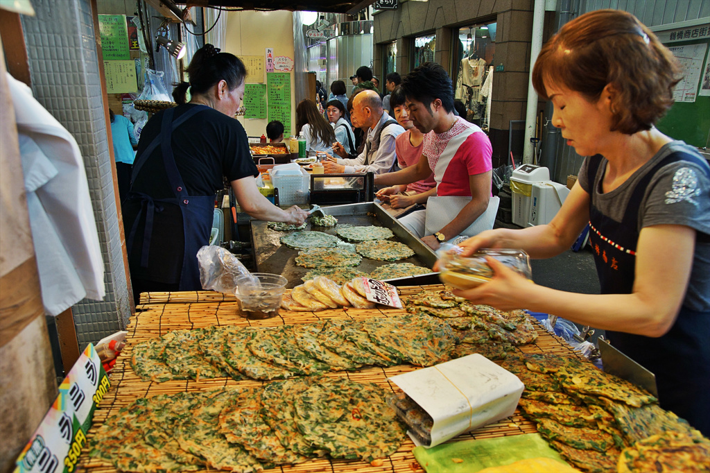 チジミat鶴橋商店街