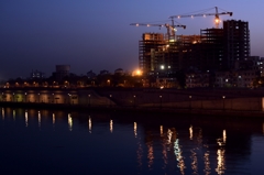 Buidling under construction in Ahmedabad