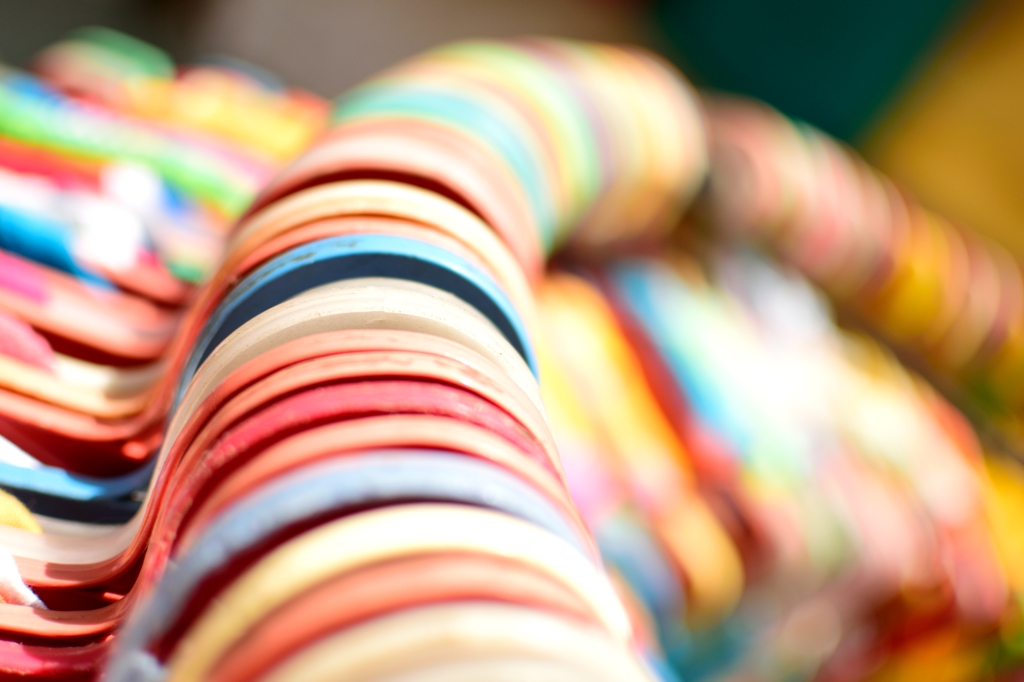 Coulorful hangers 
