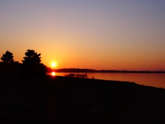 夕暮れ
