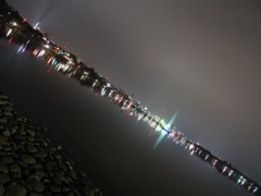 千波湖(夜景)
