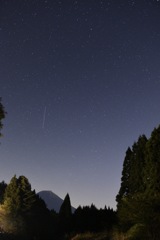 富士山 星撮影 流れ星 ｎｏ2