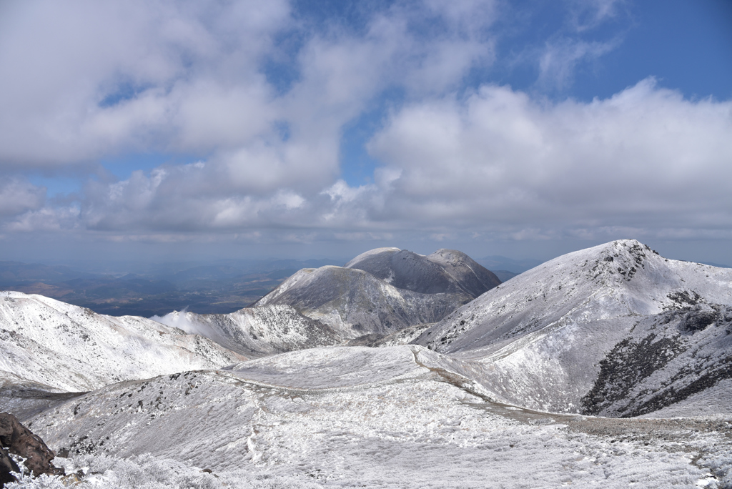 なごり雪のくじゅう連山Ⅱ