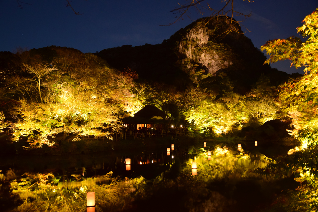 御船山ライトアップ