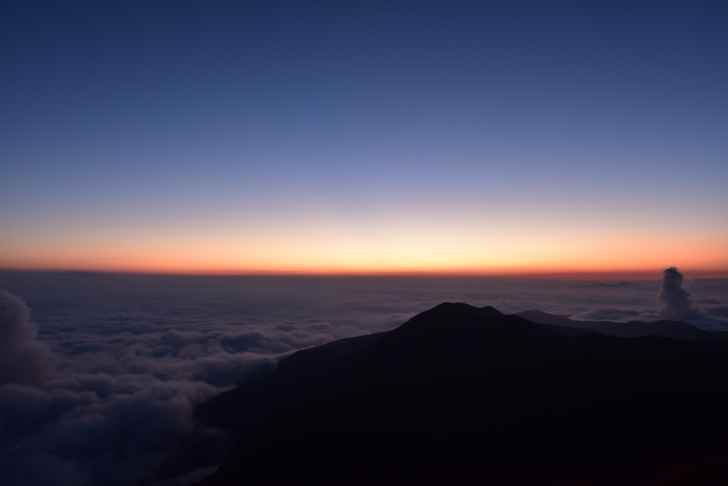 久住山から雲海を望んでⅡ