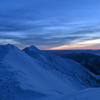 夜明けの伯耆大山