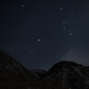 くじゅう連山とオリオンを見上げて
