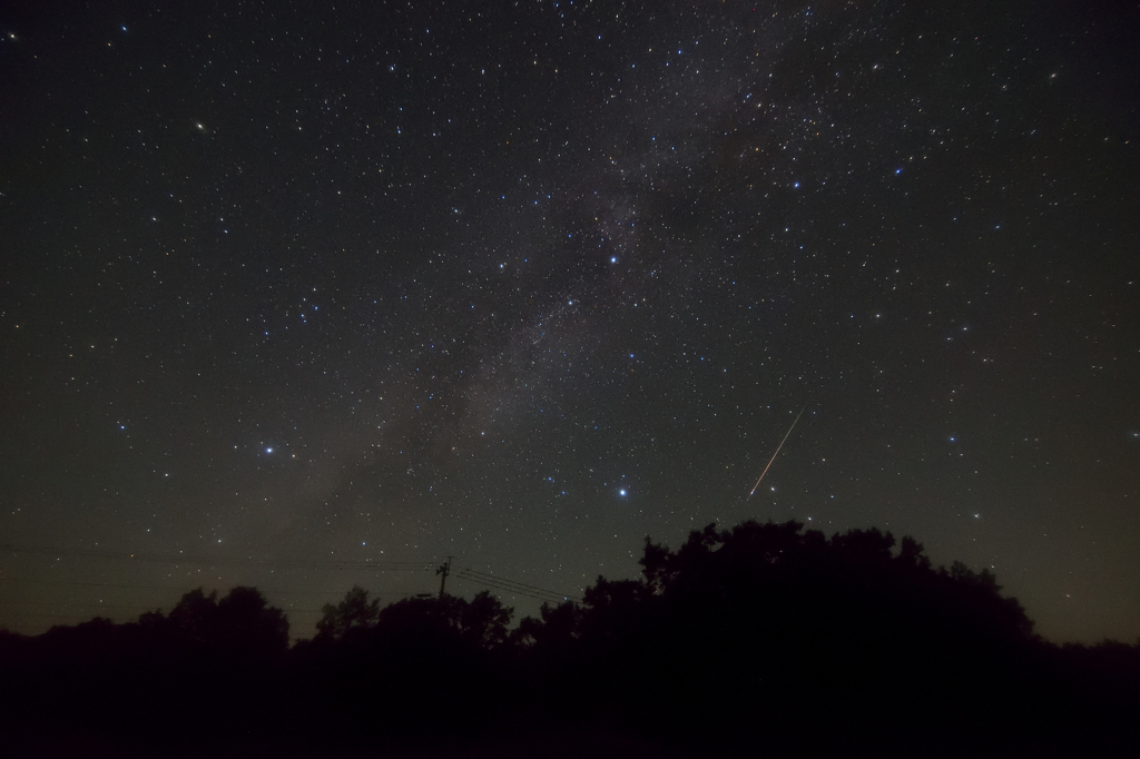 天の川と流れ星☆