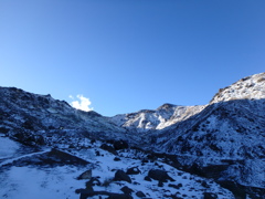 くじゅう連山冬化粧