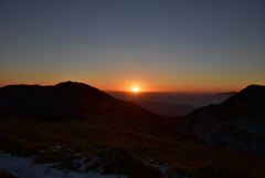 くじゅう連山初日の出