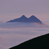 雲海に浮かぶ