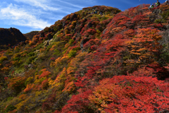 三俣山お鉢巡りの紅葉