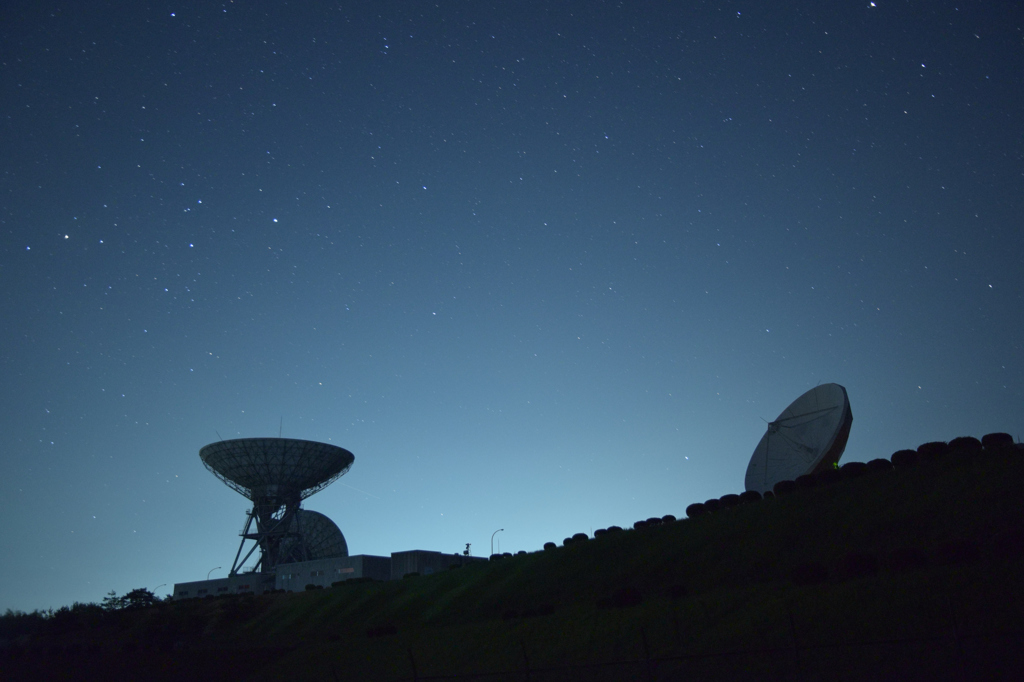 山口衛星センターの星空③