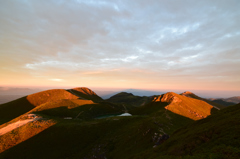九重連山の朝①