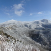 くじゅう連山の冬景色