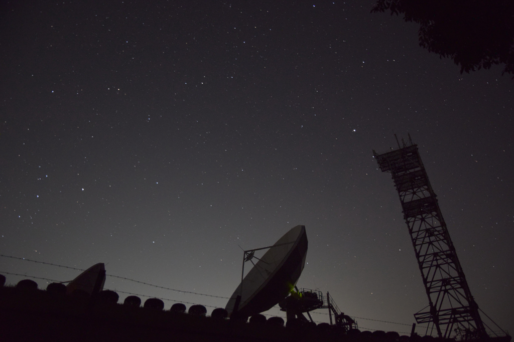 山口衛星センターの星空②