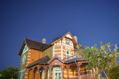 門司港レトロの夜空