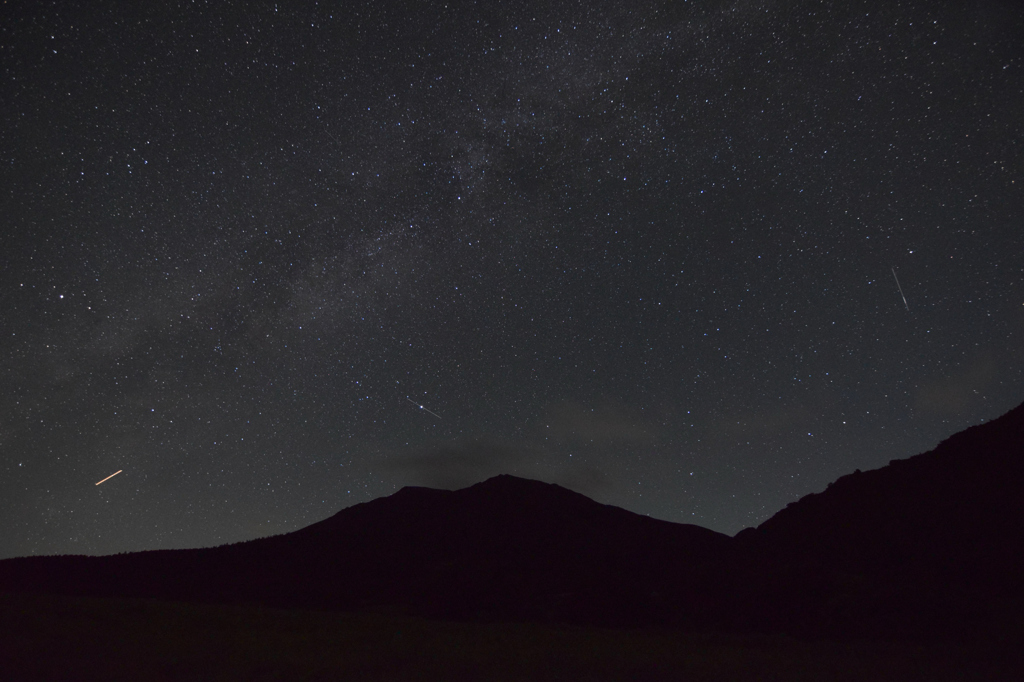 くじゅう連山の星空②