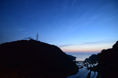 浜野浦棚田の一番星☆