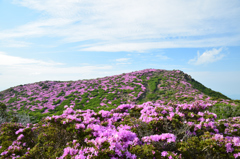 平治岳を望んで