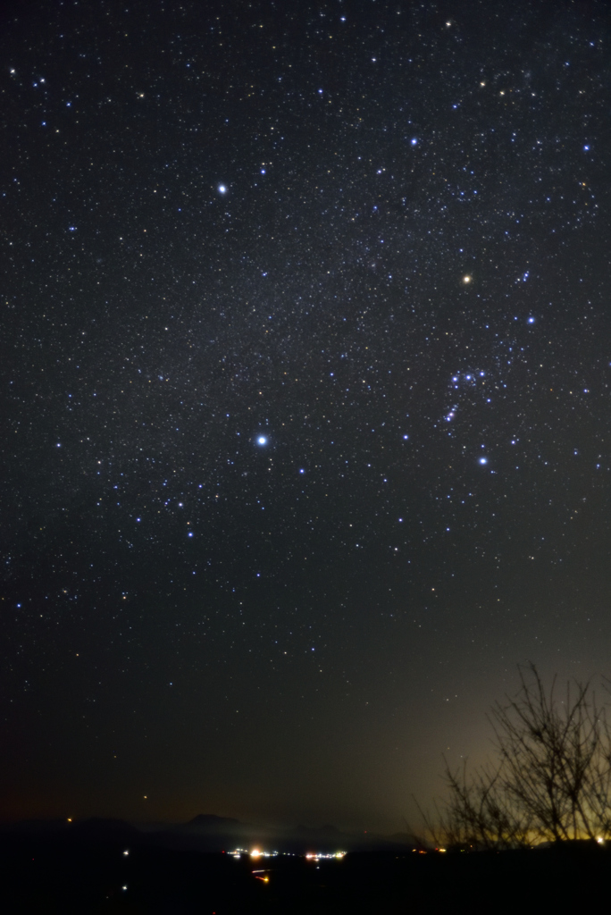 瀬の本の星空