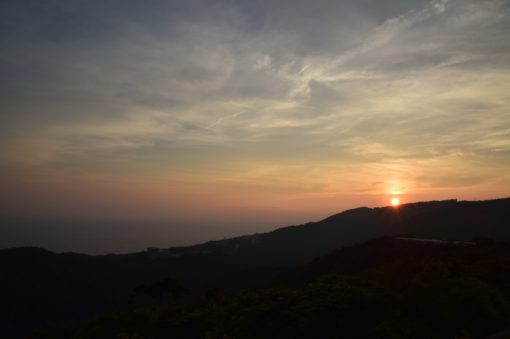 都井岬の夕焼け