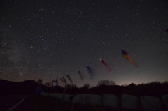 やまなみハイウェイの星空