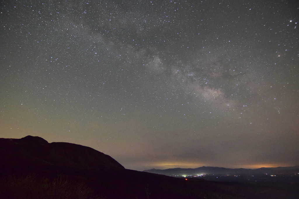 瀬の本の星空