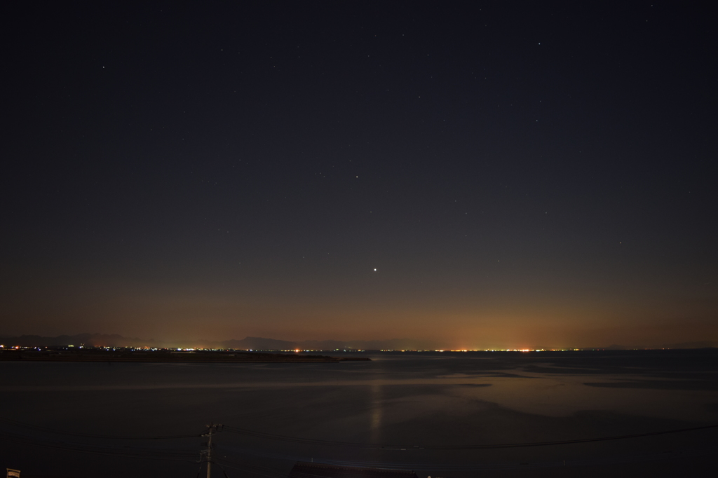 真玉海岸の金星