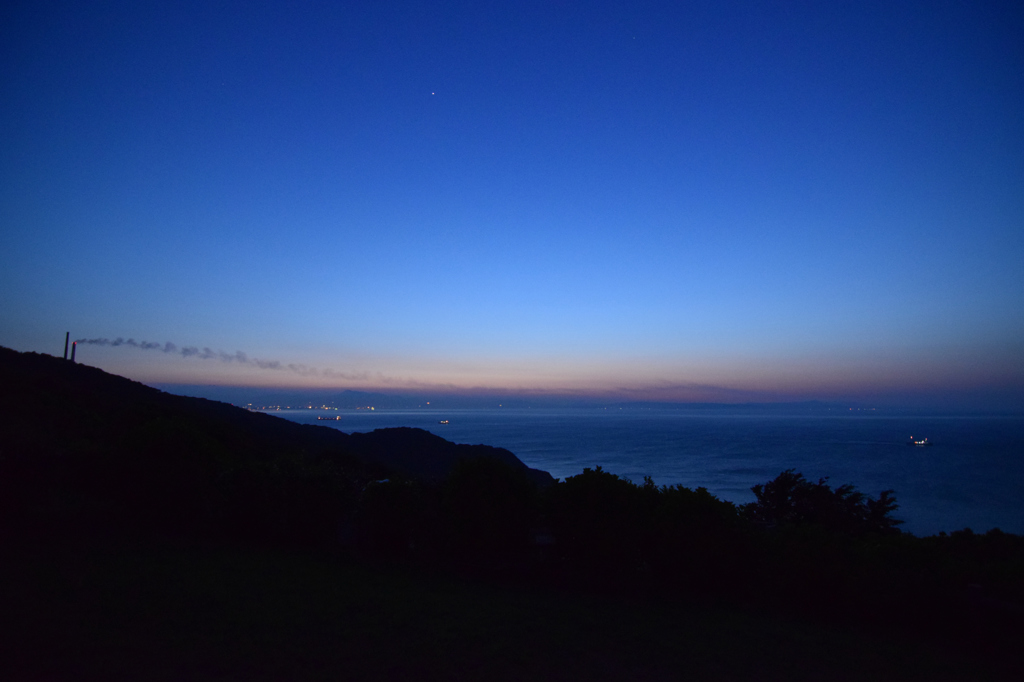 海星館の夕焼け