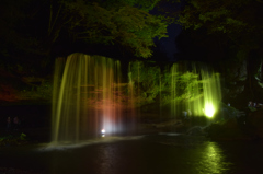 鍋ヶ滝ライトアップ③